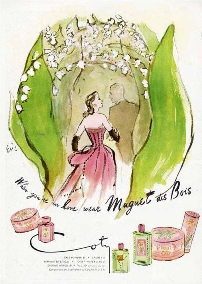 Coty "When You're in Love" ad for Muguet des Bois fragrance, by Eric