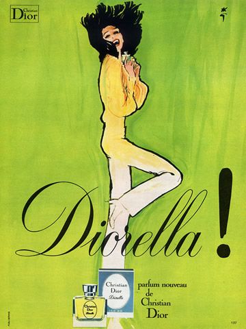 Ad for 1972's Diorella eau de toilette